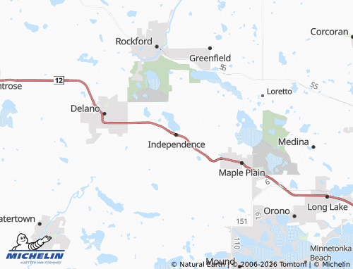 Mapa MICHELIN Independence - ViaMichelin
