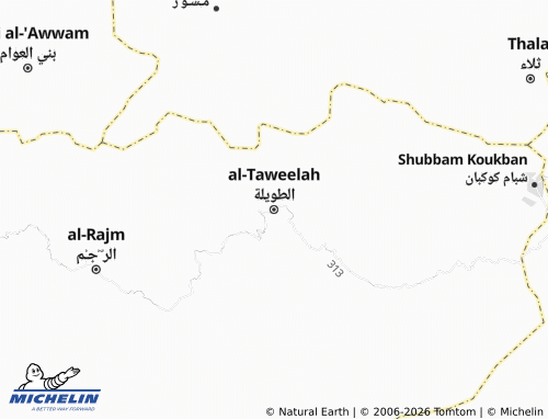 Carte MICHELIN al-Taweelah - ViaMichelin