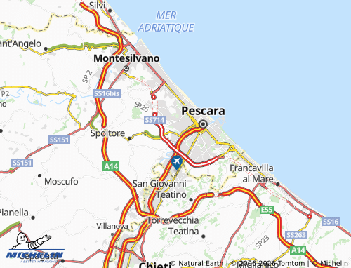Mapa MICHELIN Villa Raspa - ViaMichelin