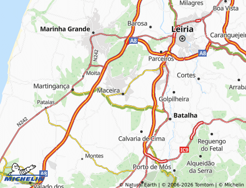 Mapa MICHELIN Maceira - ViaMichelin