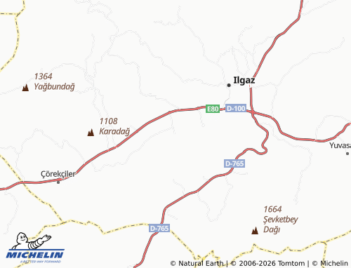 MICHELIN Başdibek map - ViaMichelin