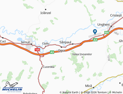 MICHELIN-Landkarte Ugern - ViaMichelin