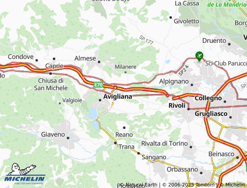 Mapa MICHELIN Ferriera - ViaMichelin