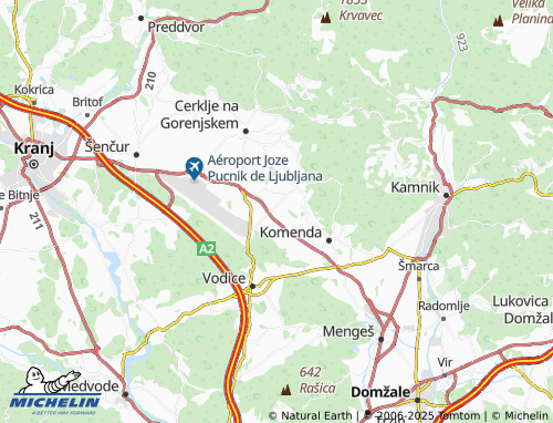 MICHELIN Lahovče map - ViaMichelin