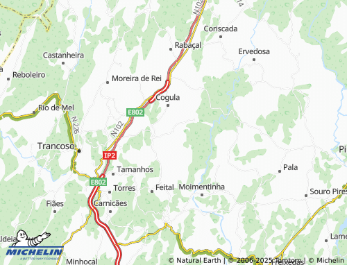 MICHELIN Vila Garcia map - ViaMichelin