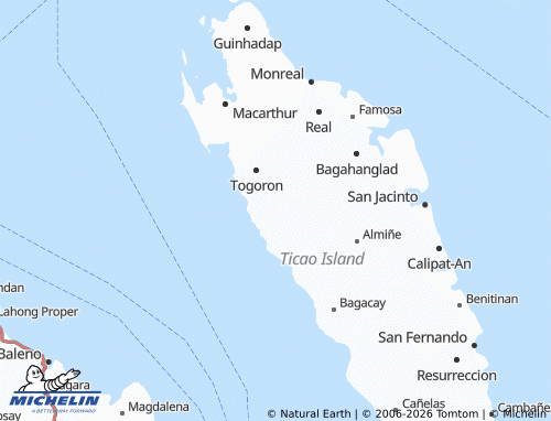 MICHELIN Danao map - ViaMichelin