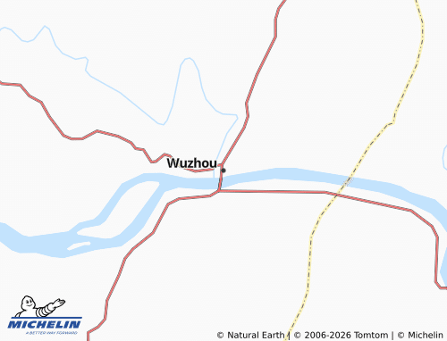 MICHELIN Wuzhou map - ViaMichelin