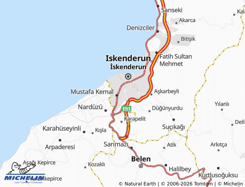 Carte MICHELIN Numune - ViaMichelin