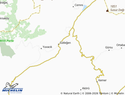 MICHELIN Beldibi map - ViaMichelin