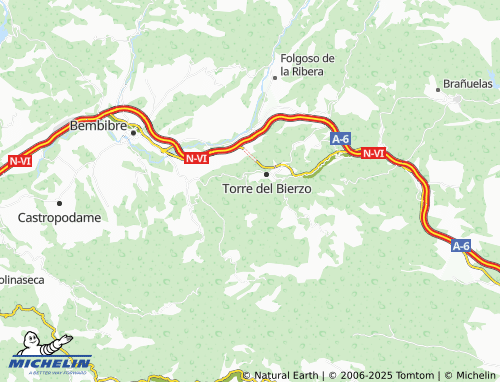 MICHELIN Santa Marina de Torre map - ViaMichelin