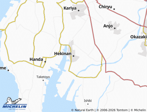 Mapa MICHELIN Hekinan - ViaMichelin
