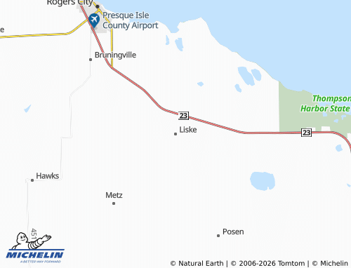 Mapa MICHELIN Liske - ViaMichelin