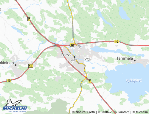 MICHELIN-Landkarte Forssa - ViaMichelin