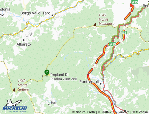 Mapa MICHELIN Cervara - ViaMichelin