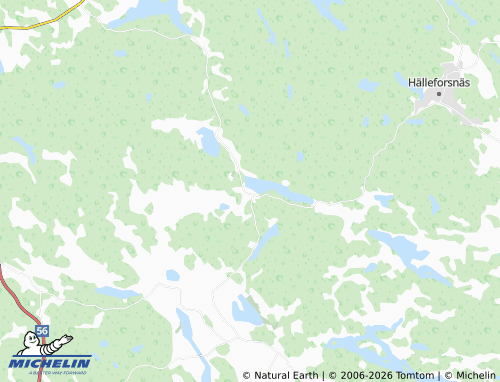 Mappa MICHELIN Fjällskäfte - ViaMichelin