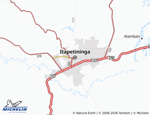 Mapa MICHELIN Itapetininga - ViaMichelin