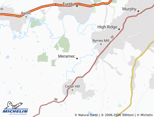 Mapa MICHELIN Meramec - ViaMichelin