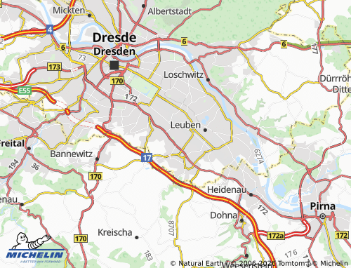 Mappa MICHELIN Prohlis-Nord - ViaMichelin