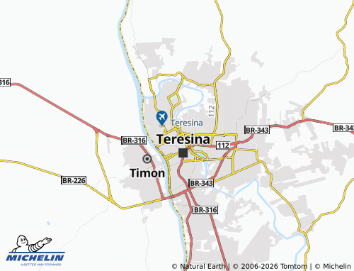 MICHELIN Morro da Esperança map - ViaMichelin