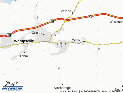 Mappa MICHELIN Sherrill - ViaMichelin