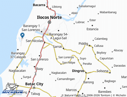 MICHELIN Sarrat map - ViaMichelin