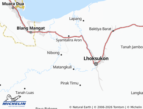 Mapa MICHELIN Blang Jruen - ViaMichelin