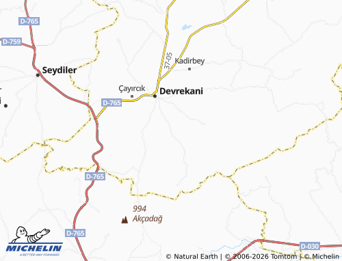 Kaart MICHELIN Habeşli - ViaMichelin