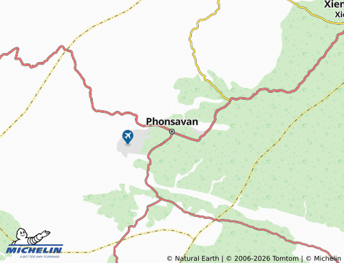 Mappa MICHELIN Phonsavan - ViaMichelin