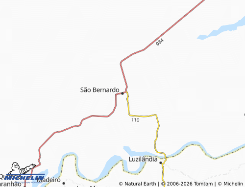 Mappa MICHELIN São Bernardo - ViaMichelin
