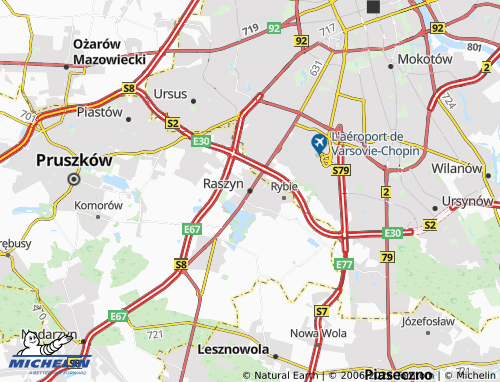 MICHELIN Raszyn map - ViaMichelin