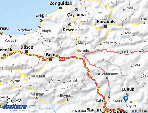 Mapa MICHELIN Yeniçağa - ViaMichelin