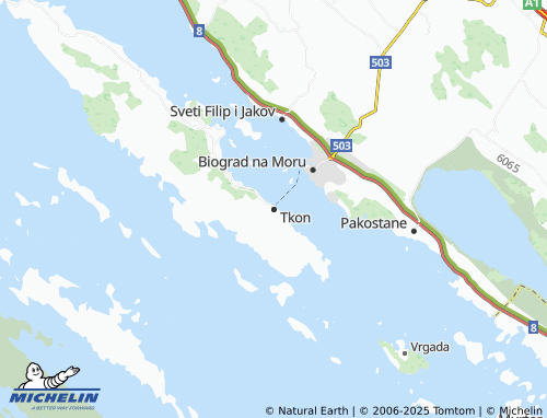 MICHELIN Tkon map - ViaMichelin