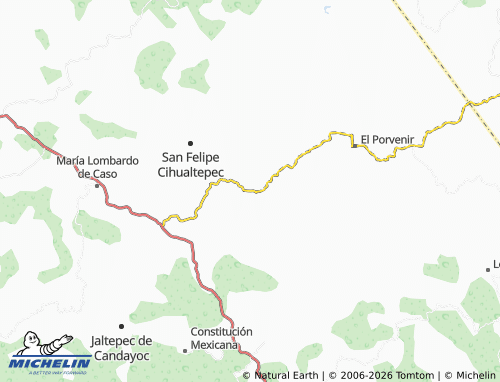 Mapa MICHELIN Nuevo Cerro Mojarra - ViaMichelin