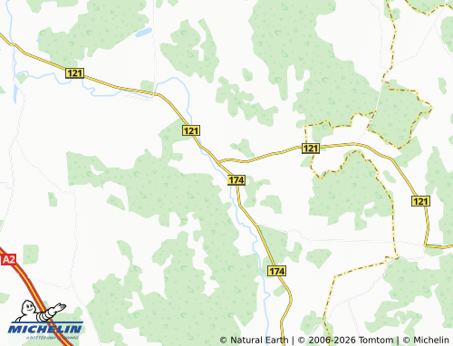 Mappa MICHELIN Nevėžis - ViaMichelin