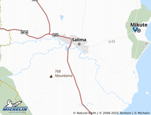 MICHELIN Kachiisa map - ViaMichelin