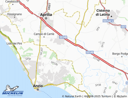 MICHELIN Lampione map - ViaMichelin