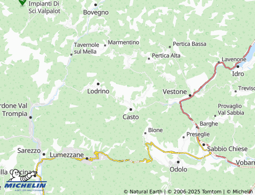 MICHELIN-Landkarte Comero-Famea - ViaMichelin