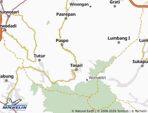 MICHELIN Baledono map - ViaMichelin