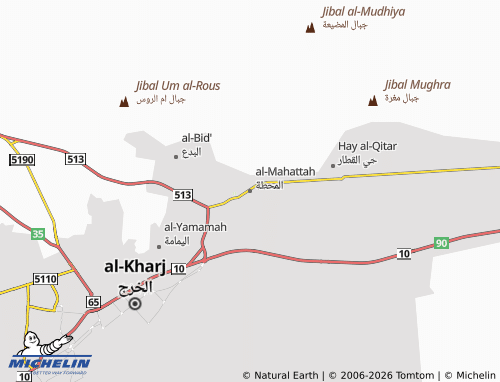 MICHELIN-Landkarte al-Mahattah - ViaMichelin