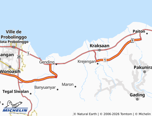 Carte MICHELIN Pajarakan - ViaMichelin