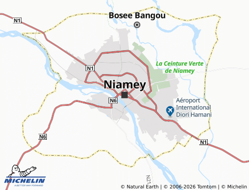 Mappa MICHELIN Niamey - ViaMichelin