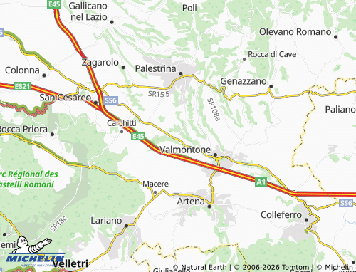 MICHELIN Labico map - ViaMichelin