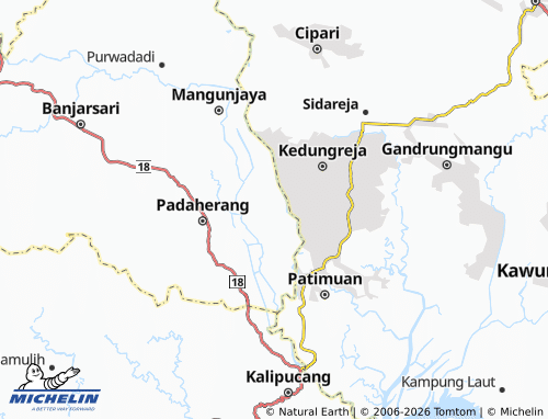 MICHELIN Paledah map - ViaMichelin