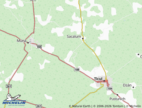 MICHELIN Plan Chac map - ViaMichelin