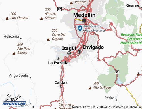 Carte MICHELIN Araucaria - ViaMichelin