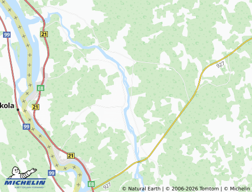MICHELIN-Landkarte Kourilehto - ViaMichelin