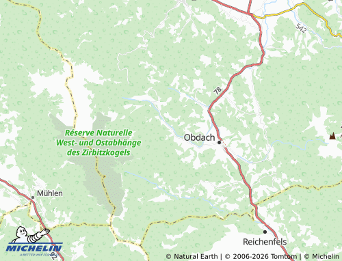 Mapa MICHELIN Granitzen - ViaMichelin