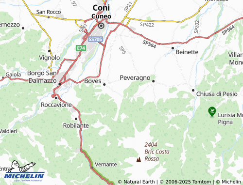 MICHELIN Rivoira map - ViaMichelin