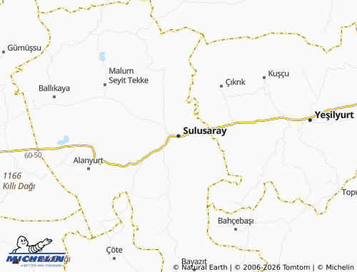 MICHELIN Sulusaray map - ViaMichelin