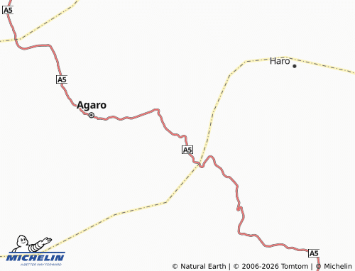 MICHELIN Gembe map - ViaMichelin